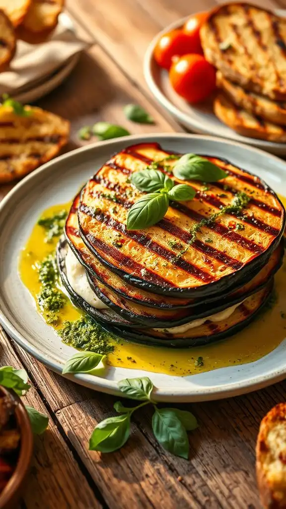 grilled eggplant parmesan recipe