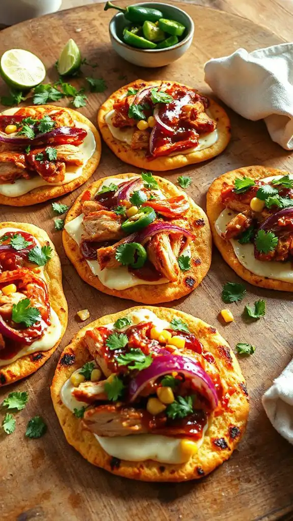 grilled flatbreads with chicken