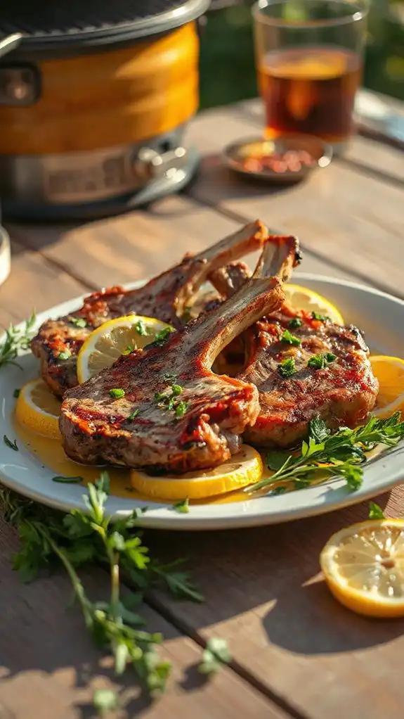 grilled lamb chops recipe