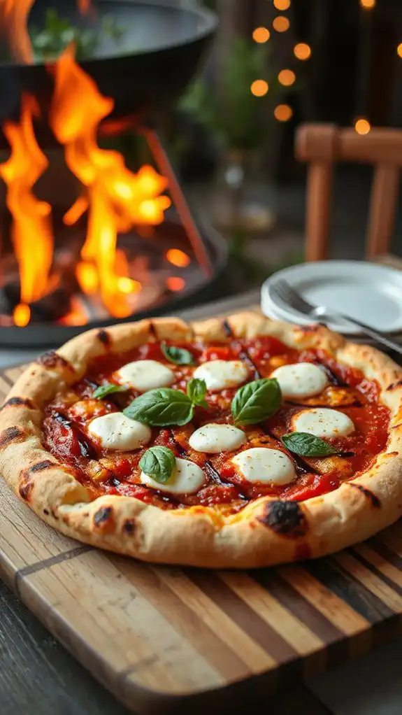 grilled margherita pizza recipe