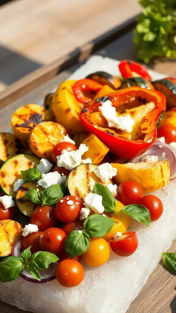 grilled mediterranean vegetable feast