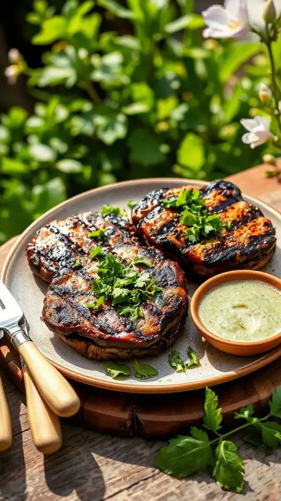 grilled mushroom steaks recipe grilled mushroom steaks recipe