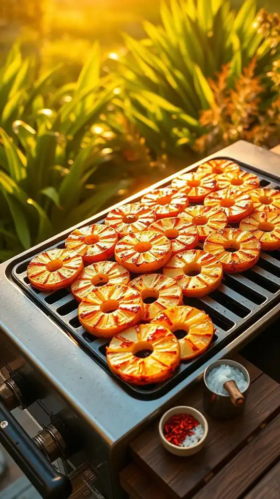 grilled pineapple with spices grilled pineapple with spices