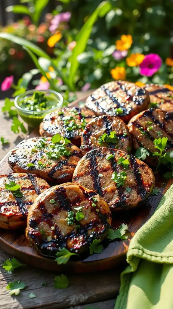 grilled portobello mushroom steaks grilled portobello mushroom steaks
