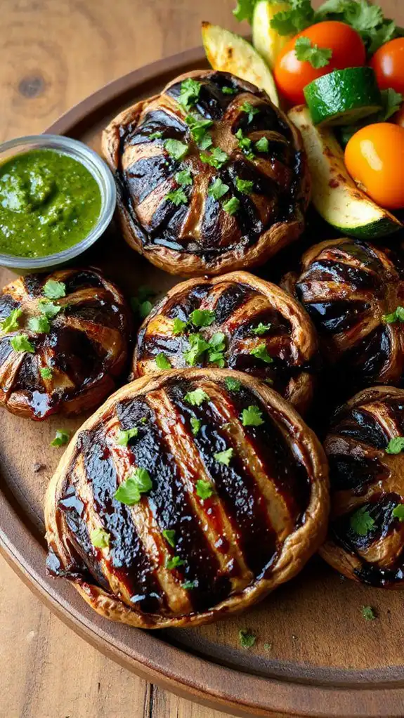 grilled portobello mushroom steaks grilled portobello mushroom steaks