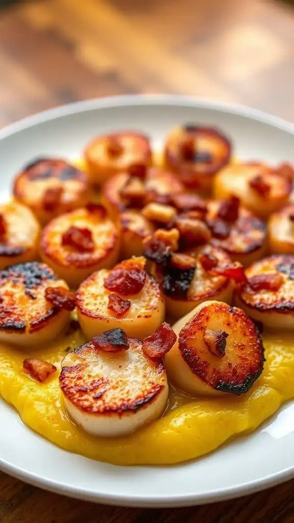 grilled scallops with bacon