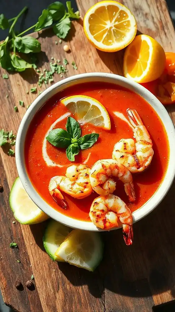 grilled shrimp topping option