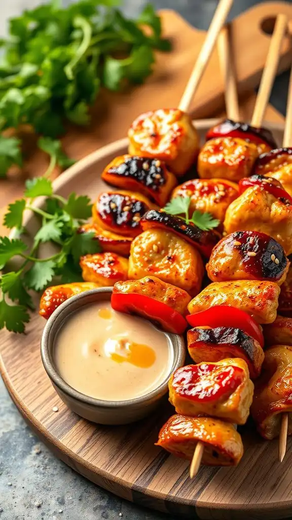 grilled spicy tahini chicken