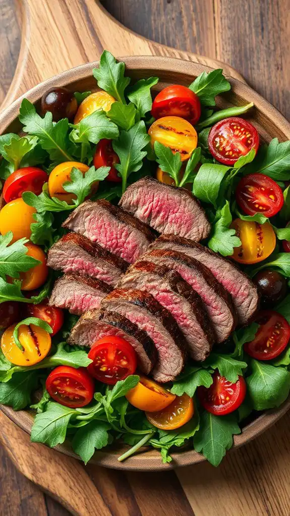 grilled steak arugula salad grilled steak arugula salad