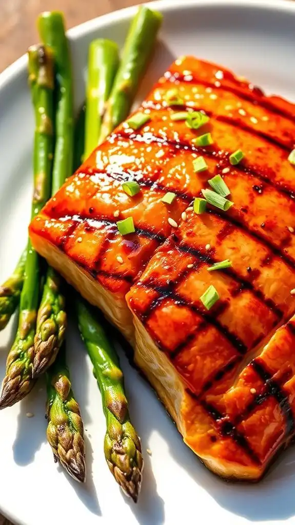 grilled teriyaki salmon meal grilled teriyaki salmon meal