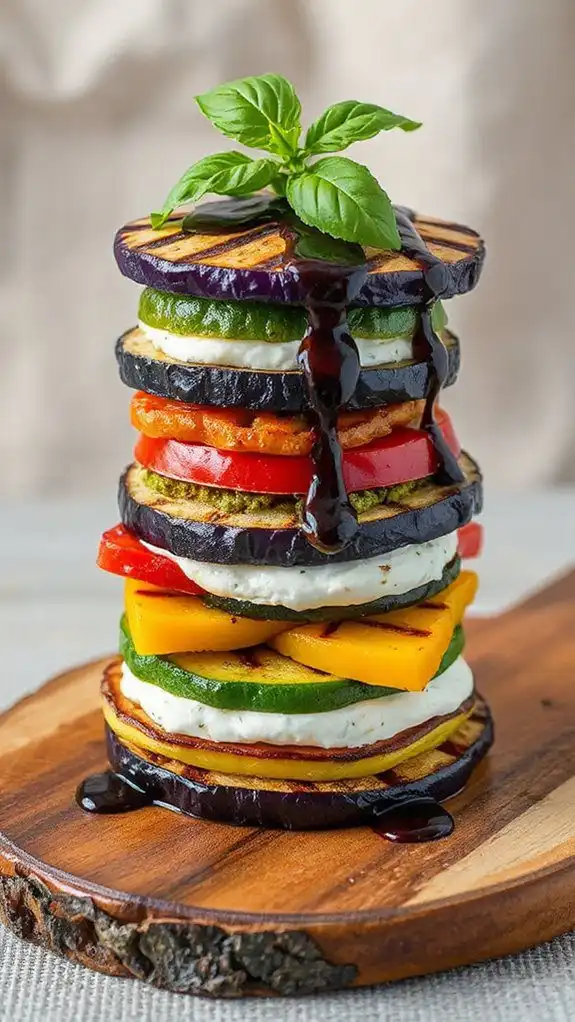 grilled vegetable and pesto