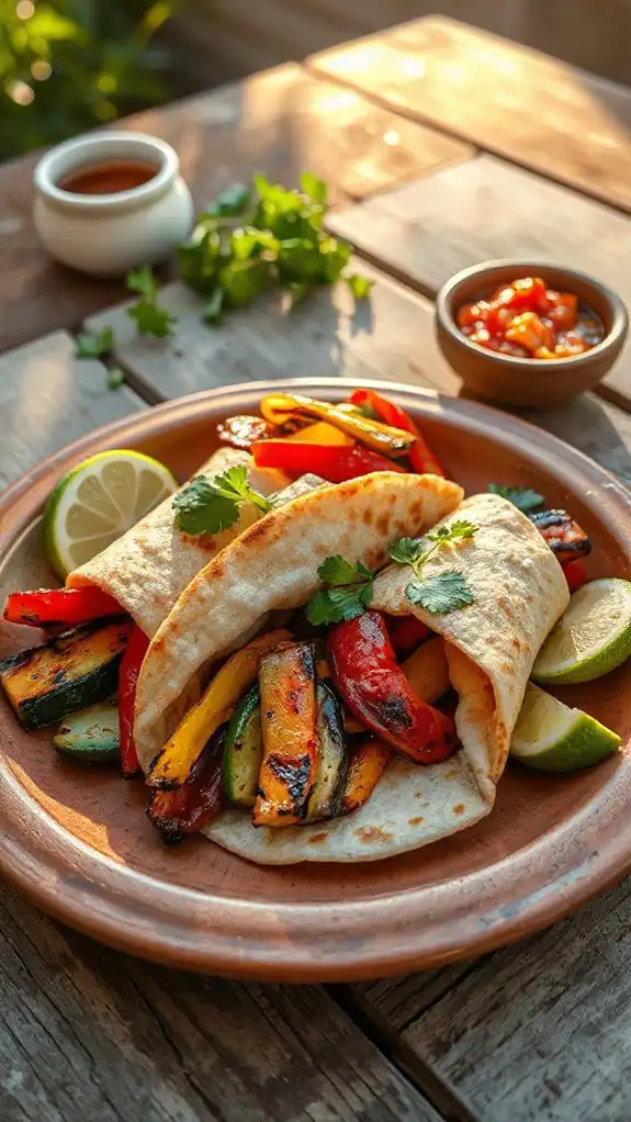 grilled vegetable fajitas recipe grilled vegetable fajitas recipe