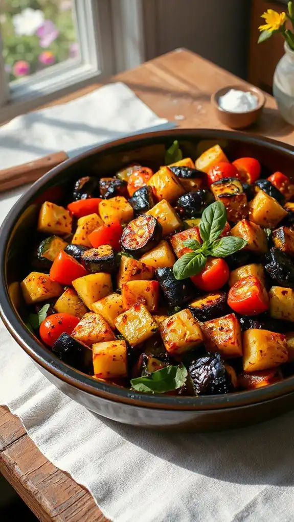 grilled vegetable medley dish