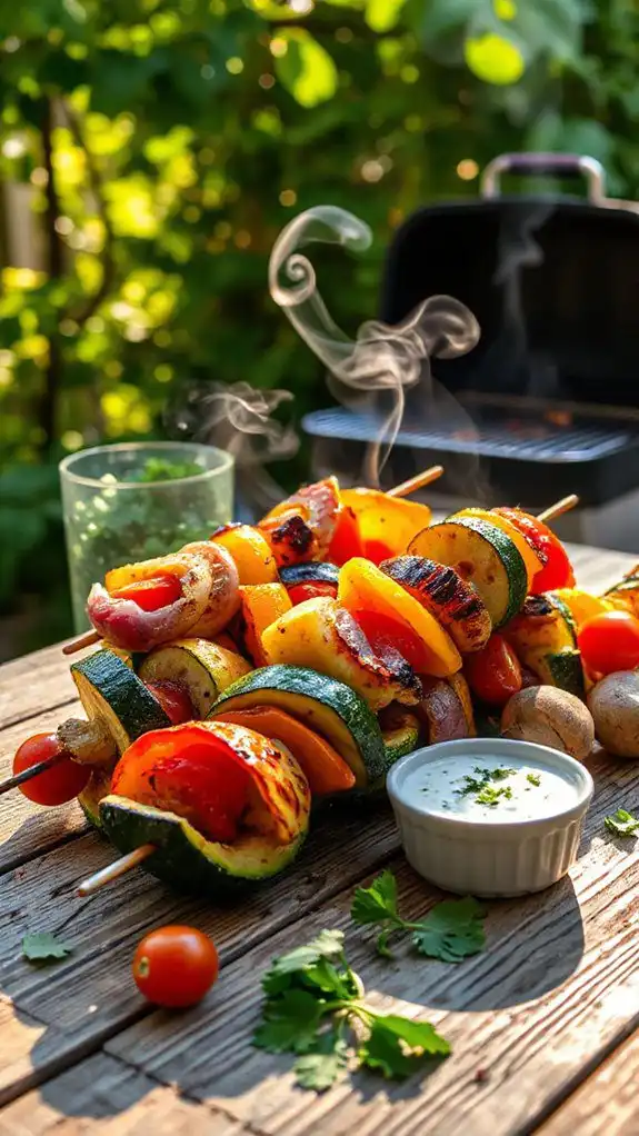 grilled vegetable skewers recipe grilled vegetable skewers recipe