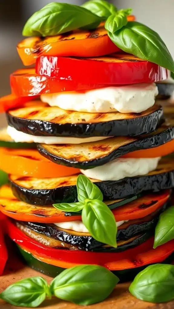 grilled vegetable stack recipe