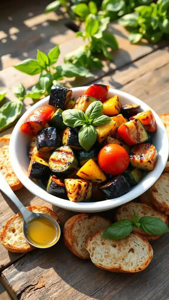 grilled vegetable summer dish
