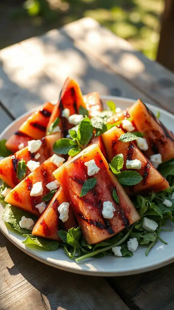 grilled watermelon feta salad grilled watermelon feta salad