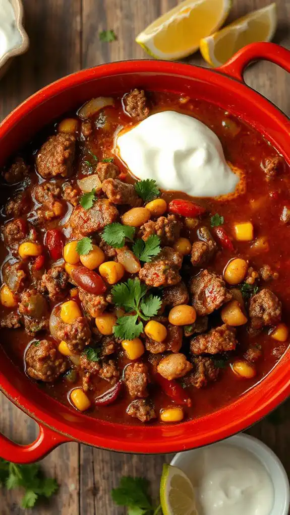 ground beef chili recipe