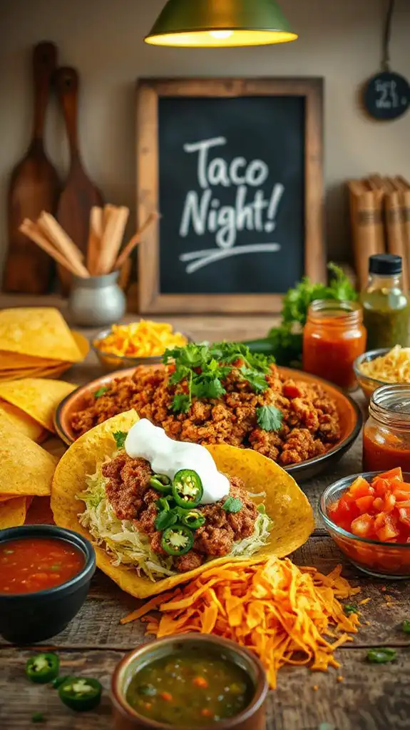 ground turkey taco night