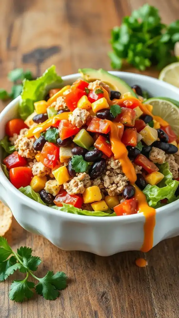ground turkey taco salad