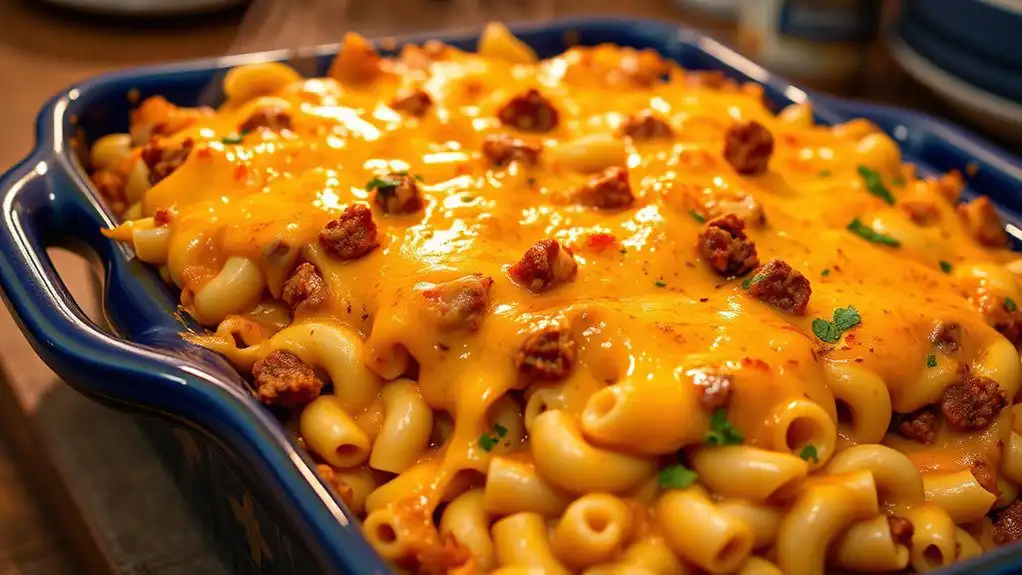 hamburger macaroni bake recipe