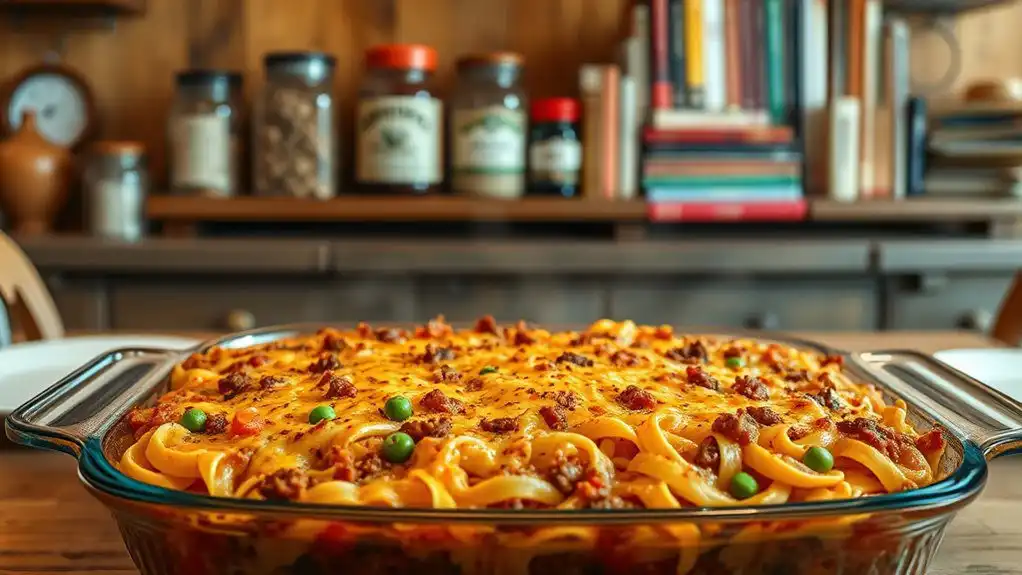 hamburger noodle casserole recipe