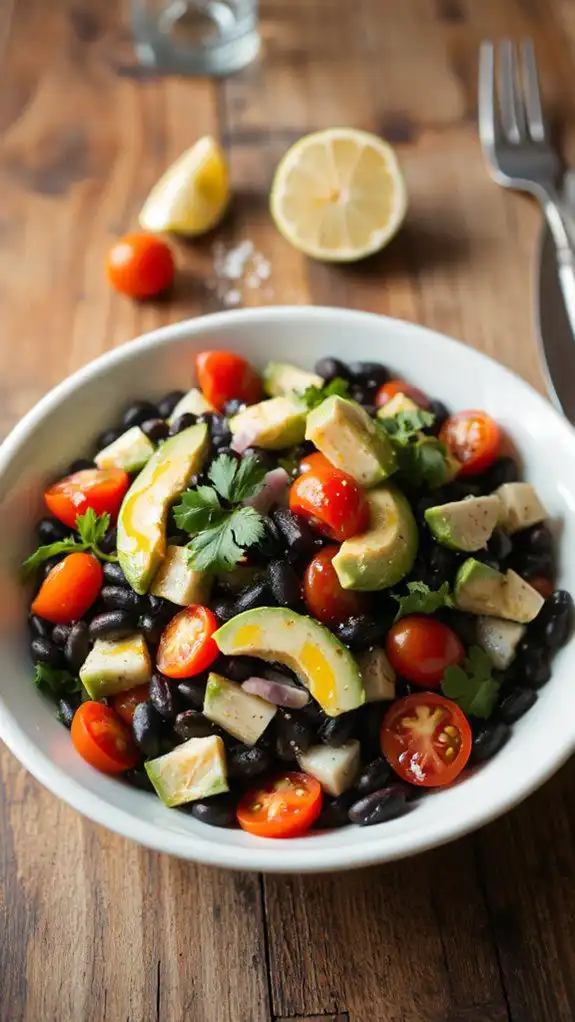 healthy black bean salad