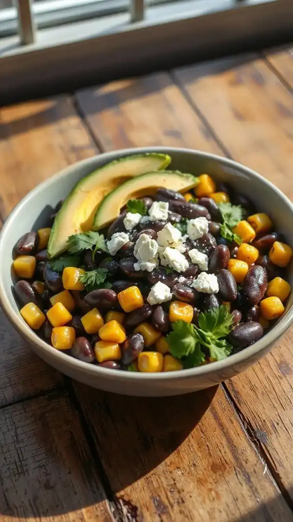 healthy black bean salad