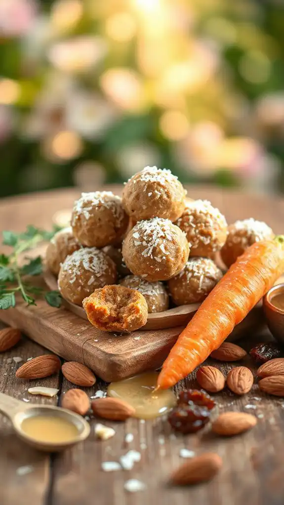 healthy carrot cake snacks
