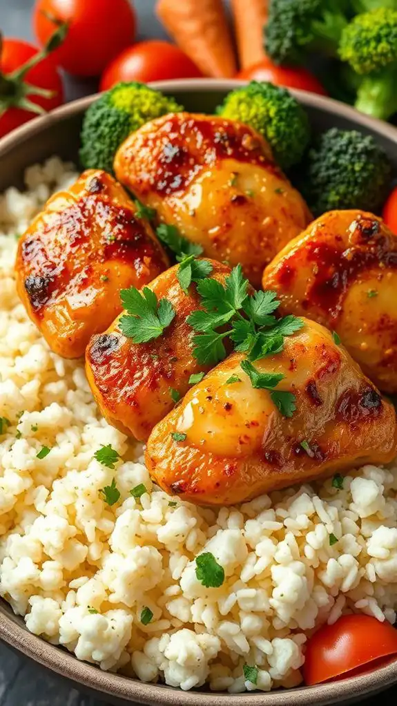 healthy cauliflower chicken dish