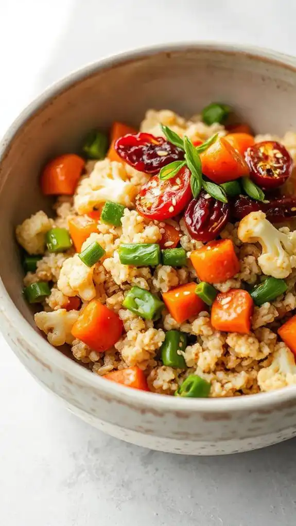 healthy cauliflower rice dish