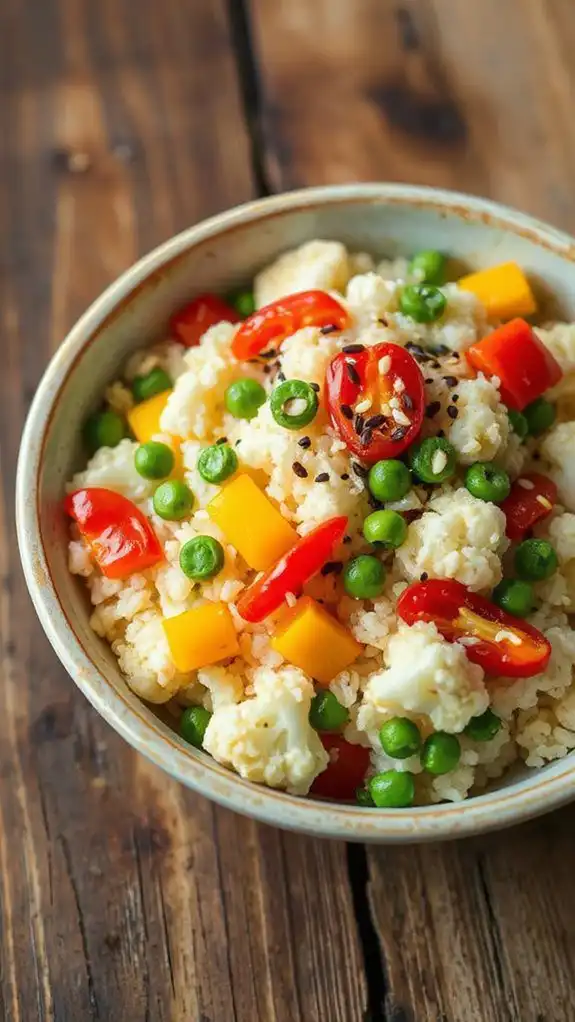 healthy cauliflower rice dish
