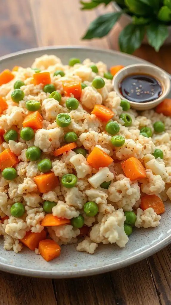 healthy cauliflower rice dish