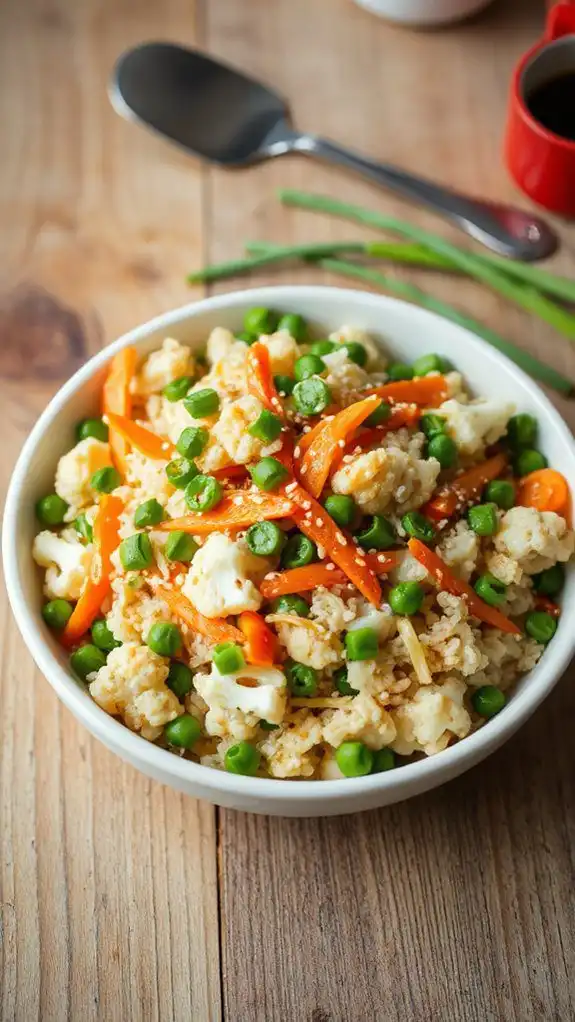 healthy cauliflower rice meal healthy cauliflower rice meal