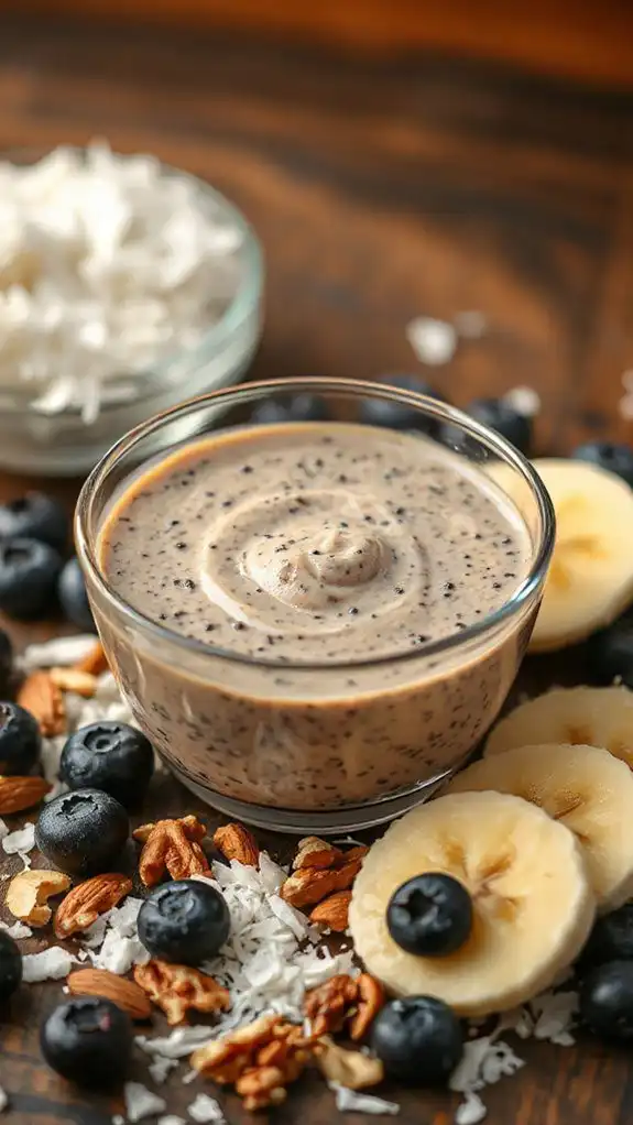 healthy chia seed dessert