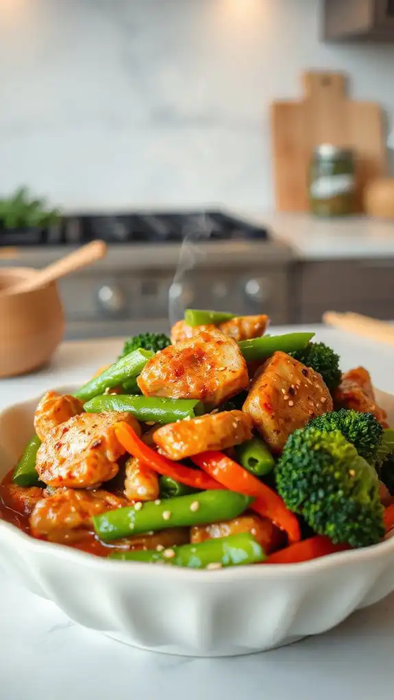 healthy chicken vegetable dish