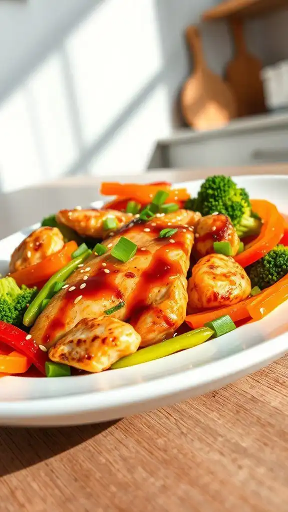 healthy chicken vegetable dish