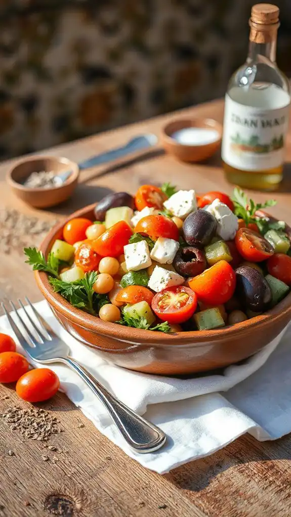 healthy chickpea salad recipe