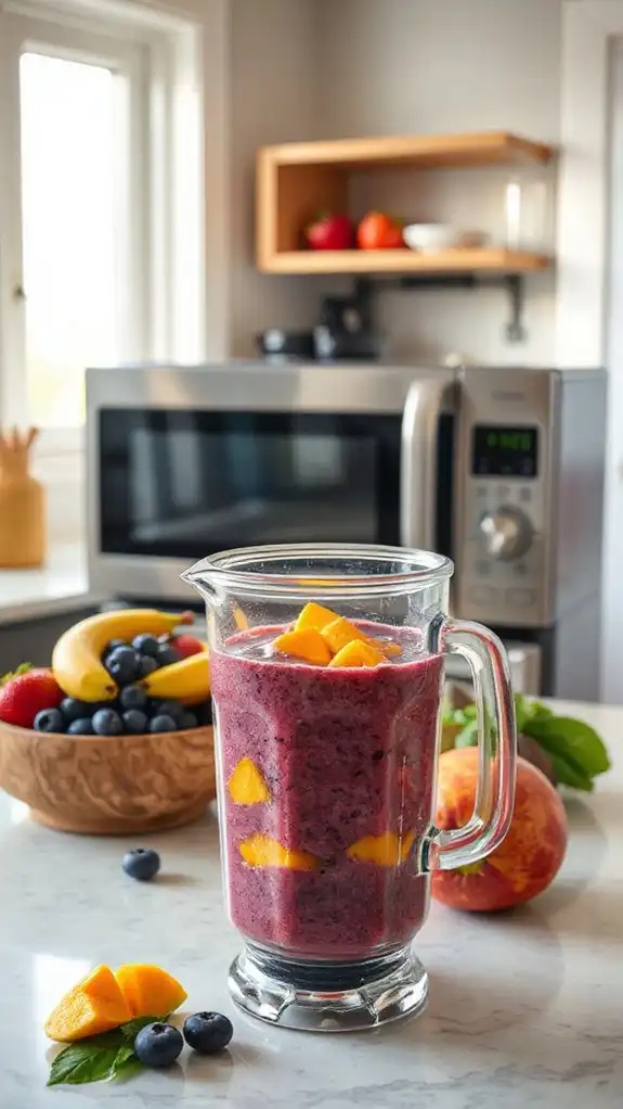 healthy fiber rich smoothie