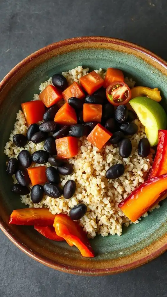 healthy grain bean mix