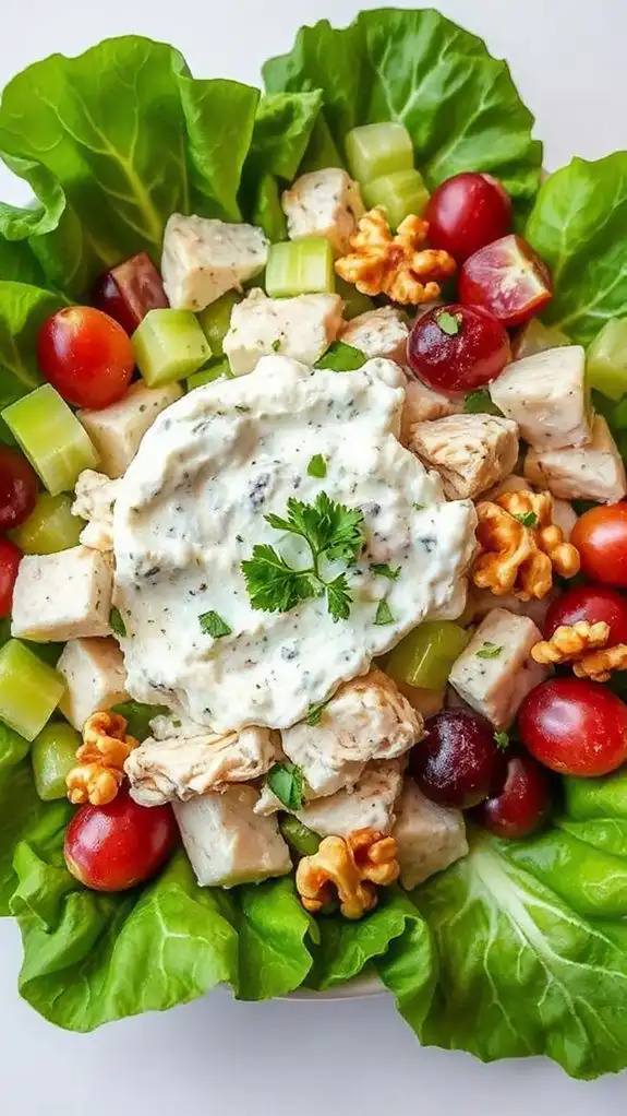 healthy greek yogurt salad