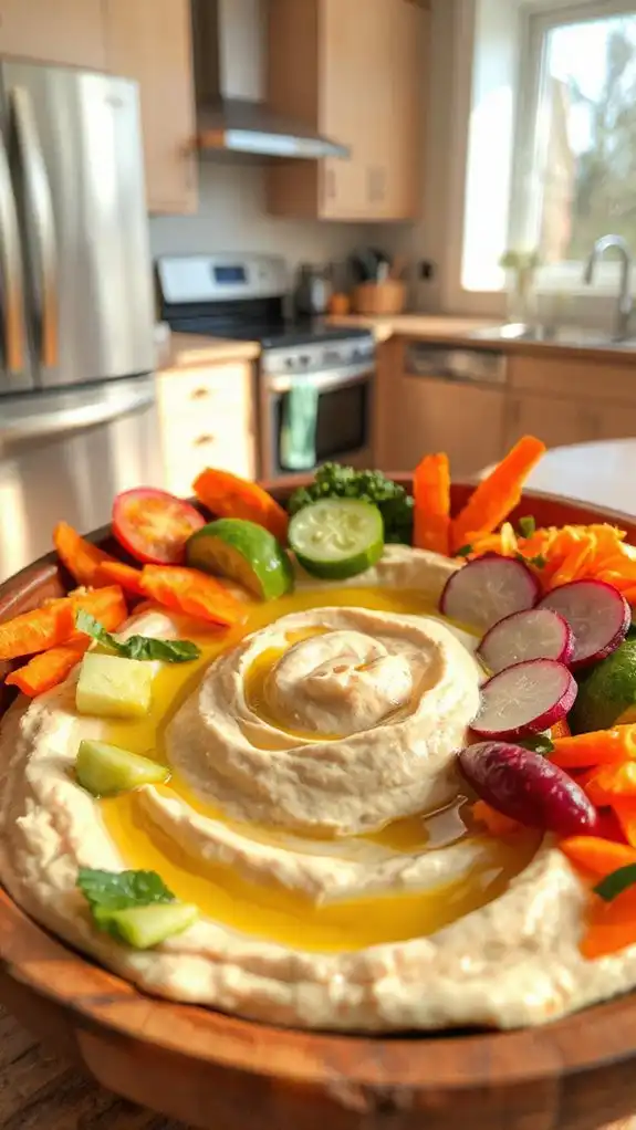 healthy hummus vegetable meal healthy hummus vegetable meal