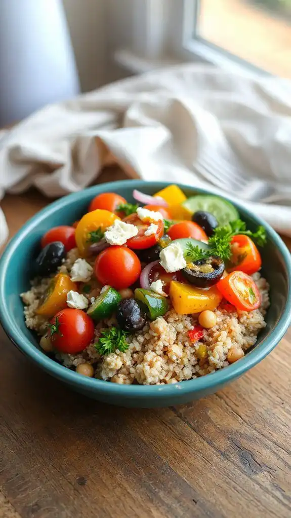 healthy mediterranean grain bowl healthy mediterranean grain bowl