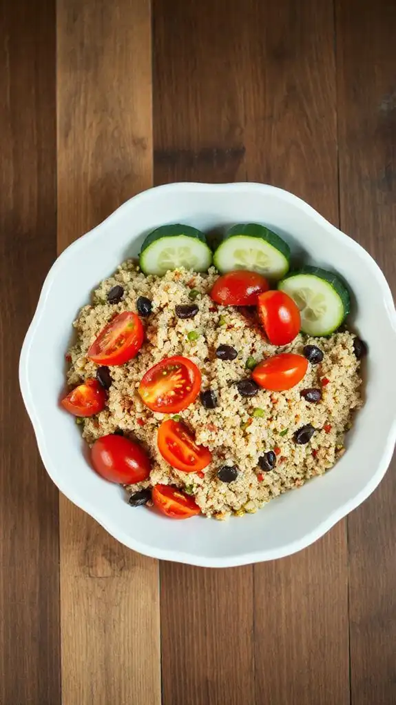 healthy mediterranean grain salad healthy mediterranean grain salad