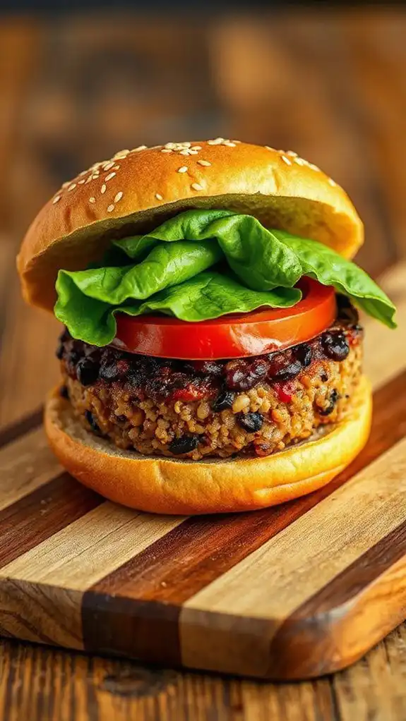 healthy plant based burger recipe