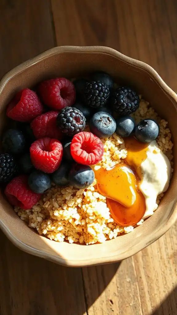 healthy quinoa berry bowl healthy quinoa berry bowl
