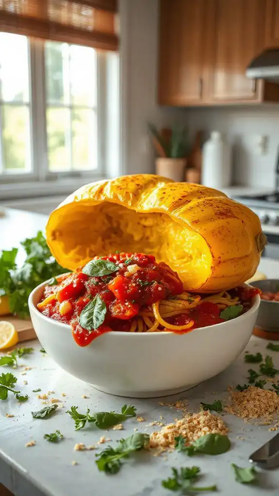 healthy spaghetti squash dish