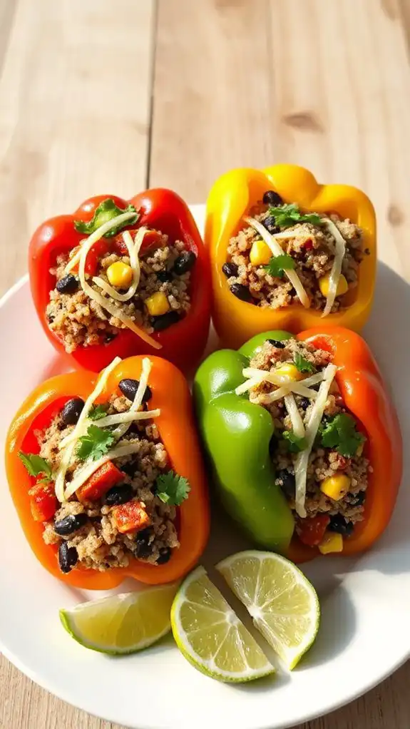 healthy stuffed bell peppers