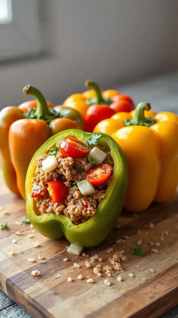 healthy stuffed pepper recipe