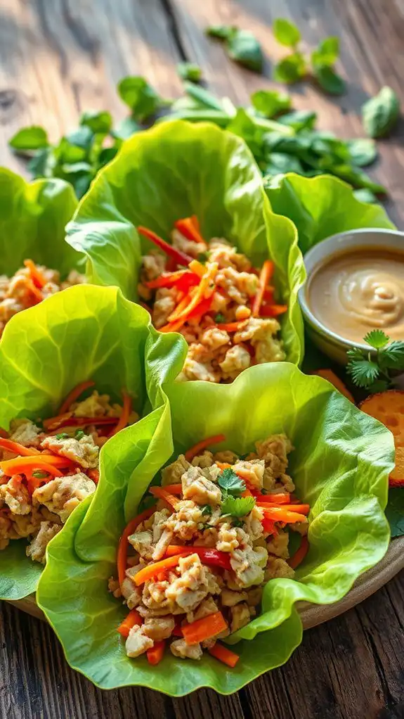 healthy turkey veggie wraps
